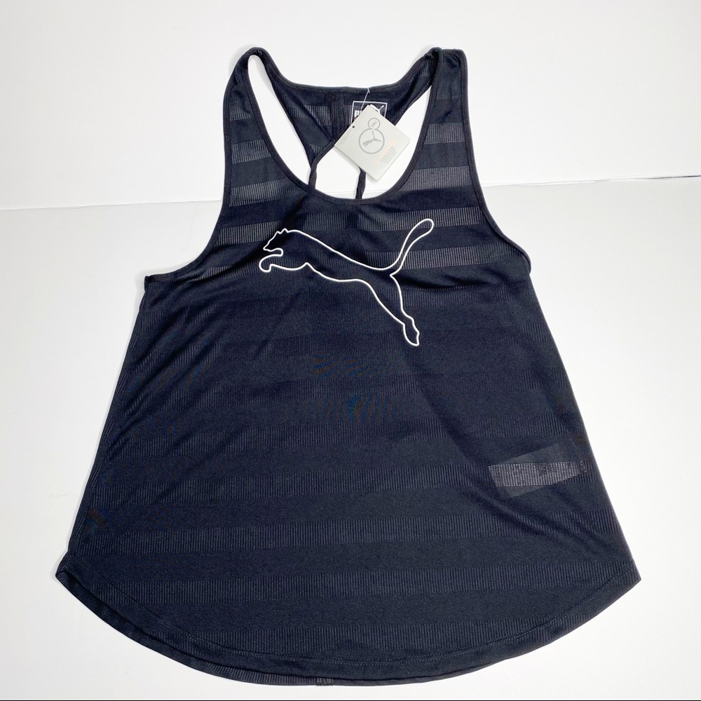 NWT PUMA L Twist Back Racer Back Workout Tank